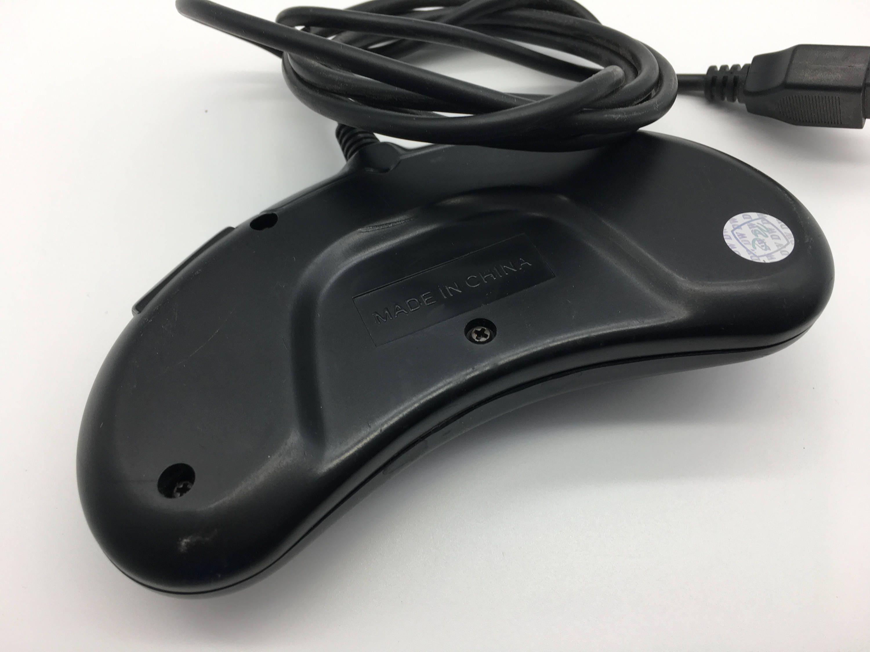 セガ ジェネシス 6ボタン コントローラー | ブラック ゲームパッド、8 