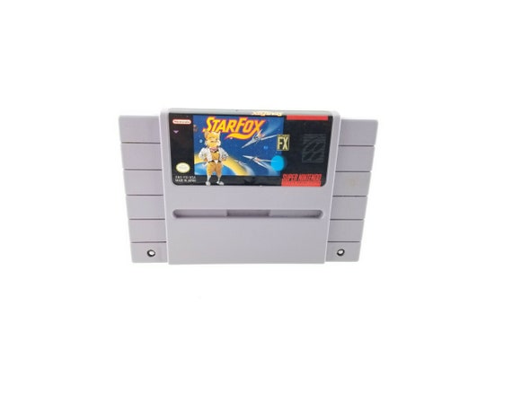 The Star Fox SNES Game Original Box Super Nintendo Used 