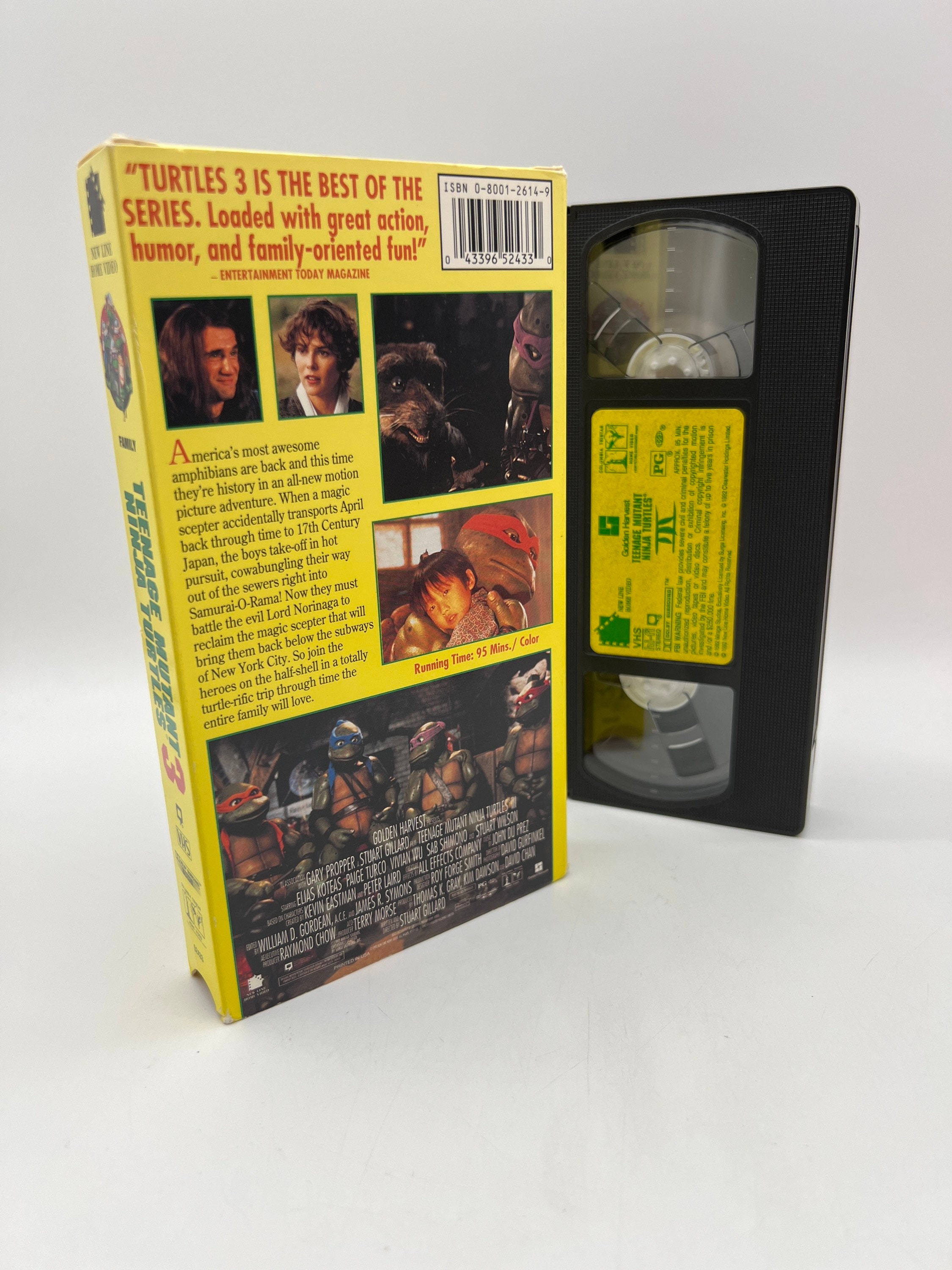 T AND T　Vol.3　VHS Teenage Mutant Ninja Turtles 3 VHS BUNDLE | eBay