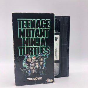 TMNT The Movie | VHS, 1990 | Teenage Mutant Ninja Turtles, Vintage VHS Tape with Cover, Free Shipping