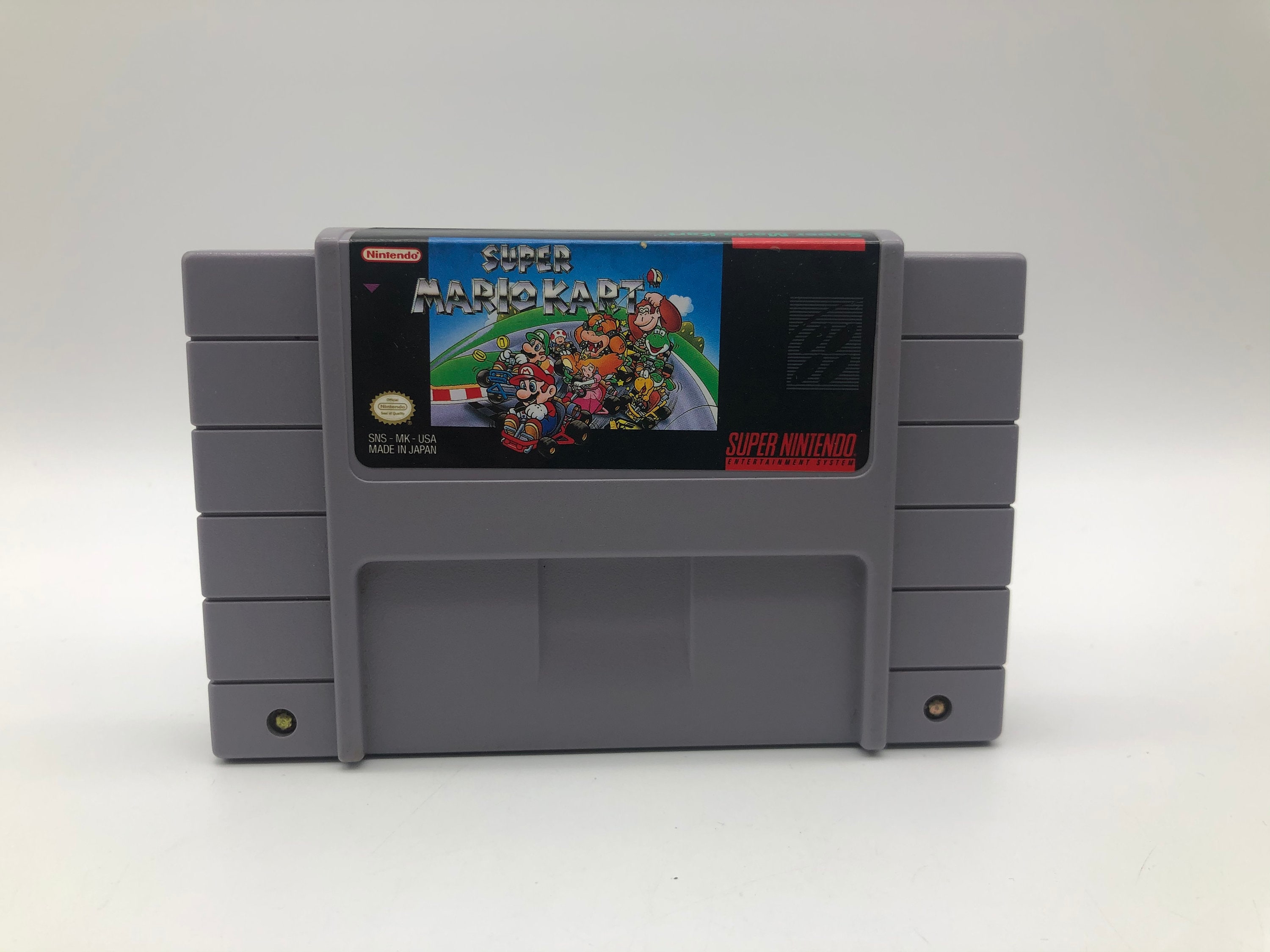 Super Mario Kart, Super Nintendo NES 1992 | SNES Vintage Video Game | Go-Kart, Super Mario