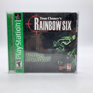 Tom Clancy's Rainbow Six (Sony PlayStation 1, 1999) Raro, Vintage, Videojuego, probado imagen 1