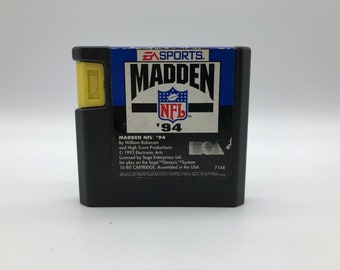 John Madden NFL '94 (Sega Genesis, 1993) Vintage Videospiel, Fußball