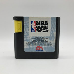 Sega Genesis NBA Live 95, Cartridge, Basketball, Retro, Video Game