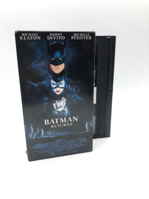 Buy Batman Returns 1992 VHS Vintage Cassette With Cover Full Online in  India - Etsy