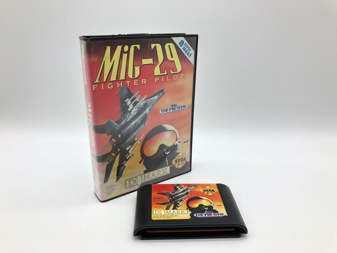Mig-29 Fighter Pilot sega Genesis 1993 With Original Case - Etsy