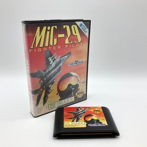 Mig-29 Fighter Pilot sega Genesis 1993 With Original Case - Etsy
