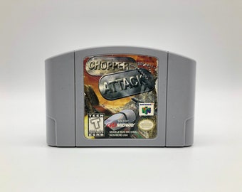 Chopper Attack (nintendo 64, 1998) Vintage Video Game, Tested - Etsy