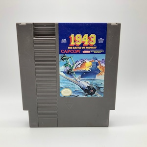 1943: The Battle of Midway, Nintendo, 1988 | Vintage Video Game, Original, tested, Warplanes