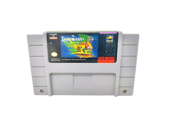 SNES The Page Master 海外 スーパーファミコン The Pagemaster , 1994 | Super Nintendo Entertainment System SNES