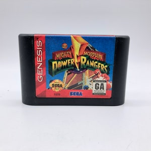Mighty Morphin Power Rangers - Sega Genesis, 1994 - Retro Video Game