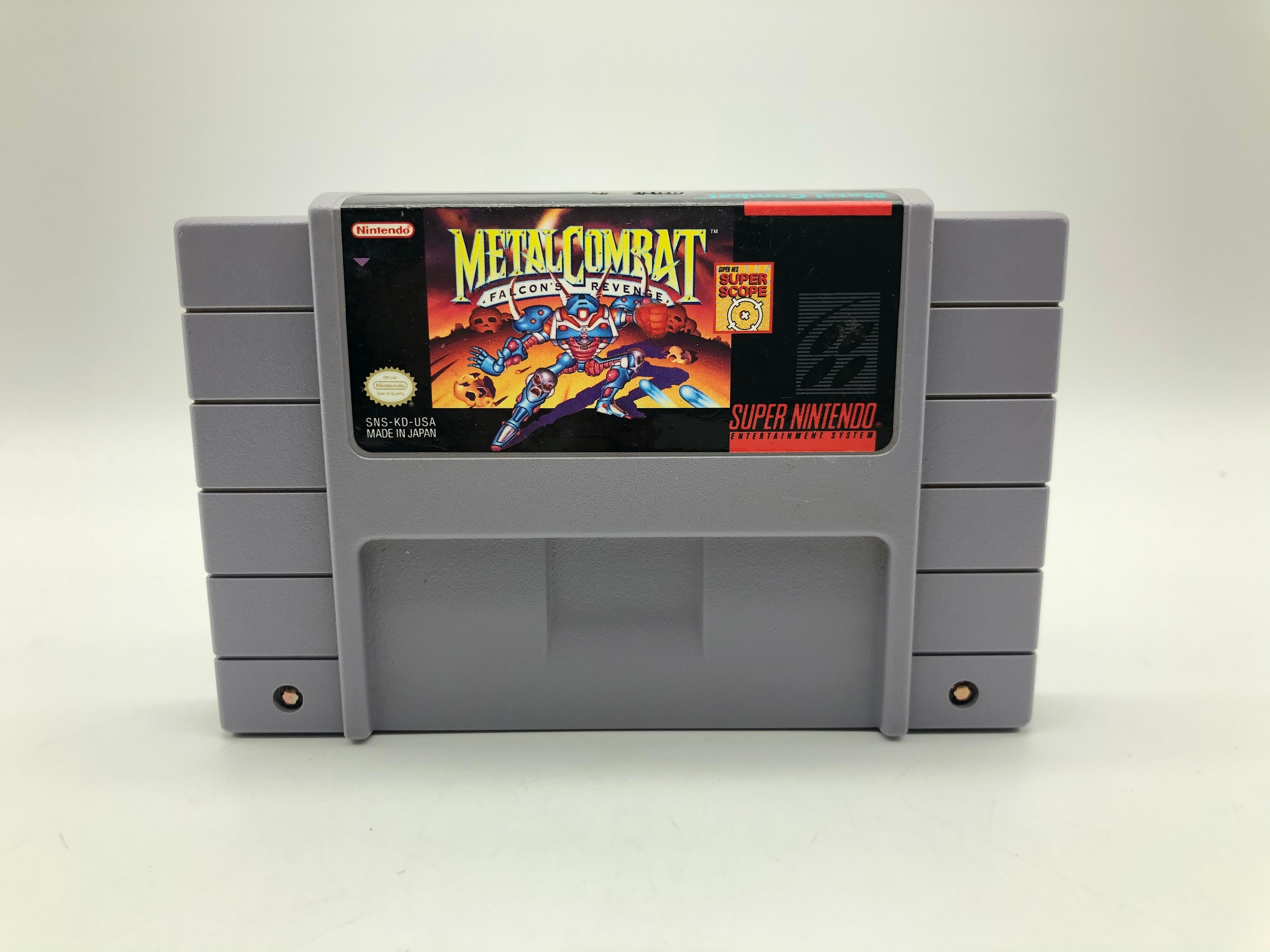 Metal Combat: Falcon's Revenge (SNES, 1993) Vintage Video Game