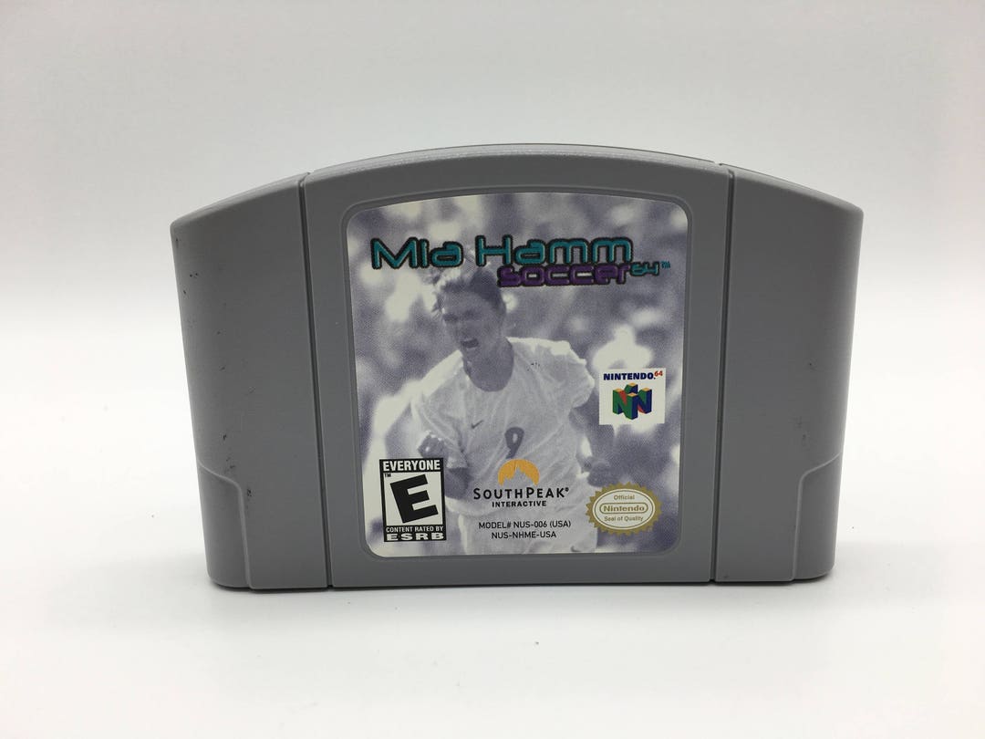 ミア・ハム サッカー - ニンテンドー64 (N64) - テスト済み - Etsy 日本