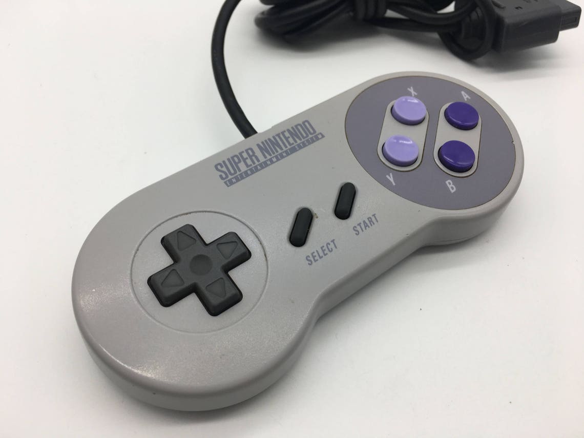 Original Super Nintendo Controller | Gray | SNES | SNS-005 | Gamepad | tested and working | Vintage, foto 2 di 4
