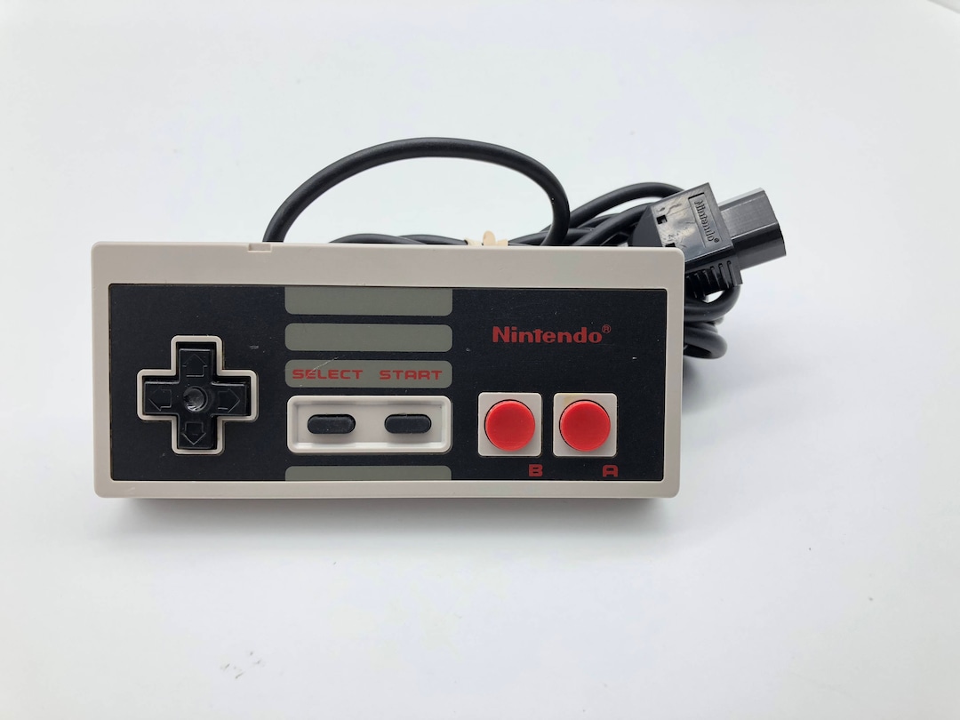 Nintendo NES Controller NES 004 Nintendo Entertainment System Vintage Original Controller Gamepad Tested Etsy