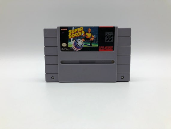 Super Soccer Super Nintendo 1992 Vintage Video Game Tested Etsy Super Soccer Super Nintendo 1992 Vintage Video Game Tested Etsy