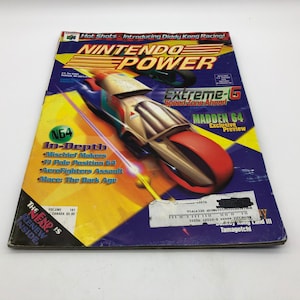 Nintendo Power Magazine Extreme G Issue Volume 101 Oct 1997 With Poster, RARE, Vintage Magazine, Free Shipping