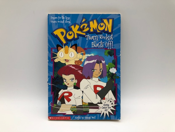 Scholastic Pokemon Book #5, Team Rocket Blasts Off, Vintage