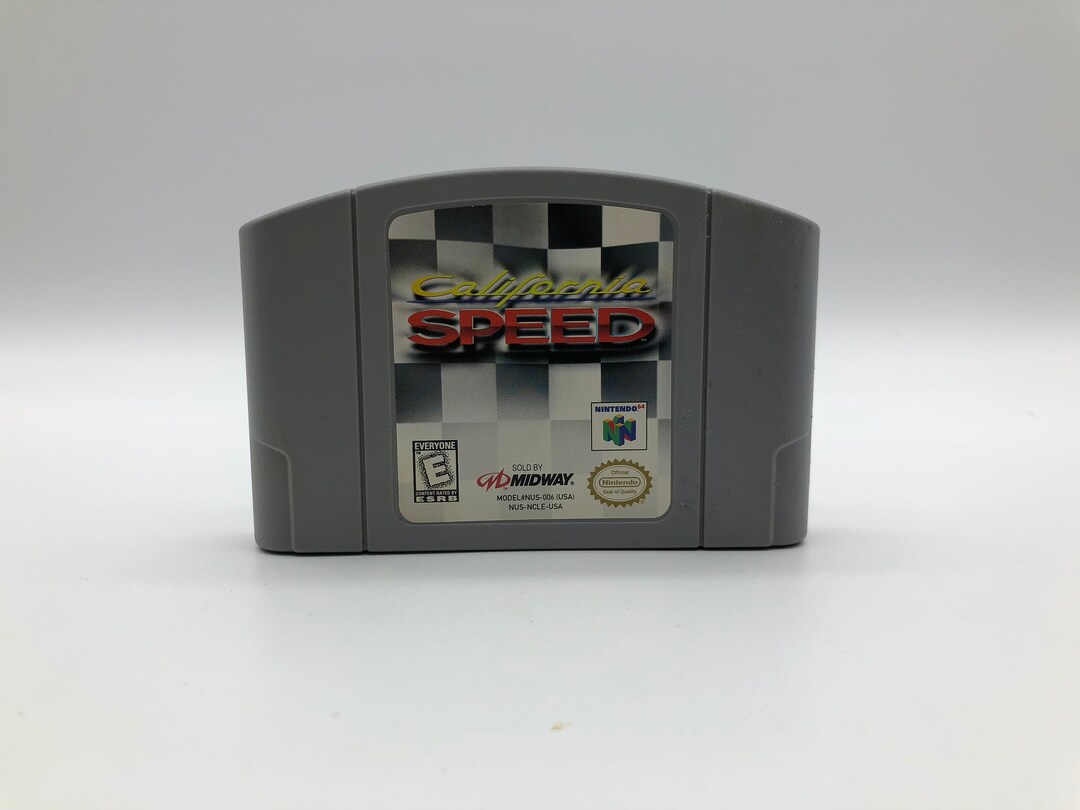 California Speed (nintendo 64, 1999) Vintage Racing Video Game