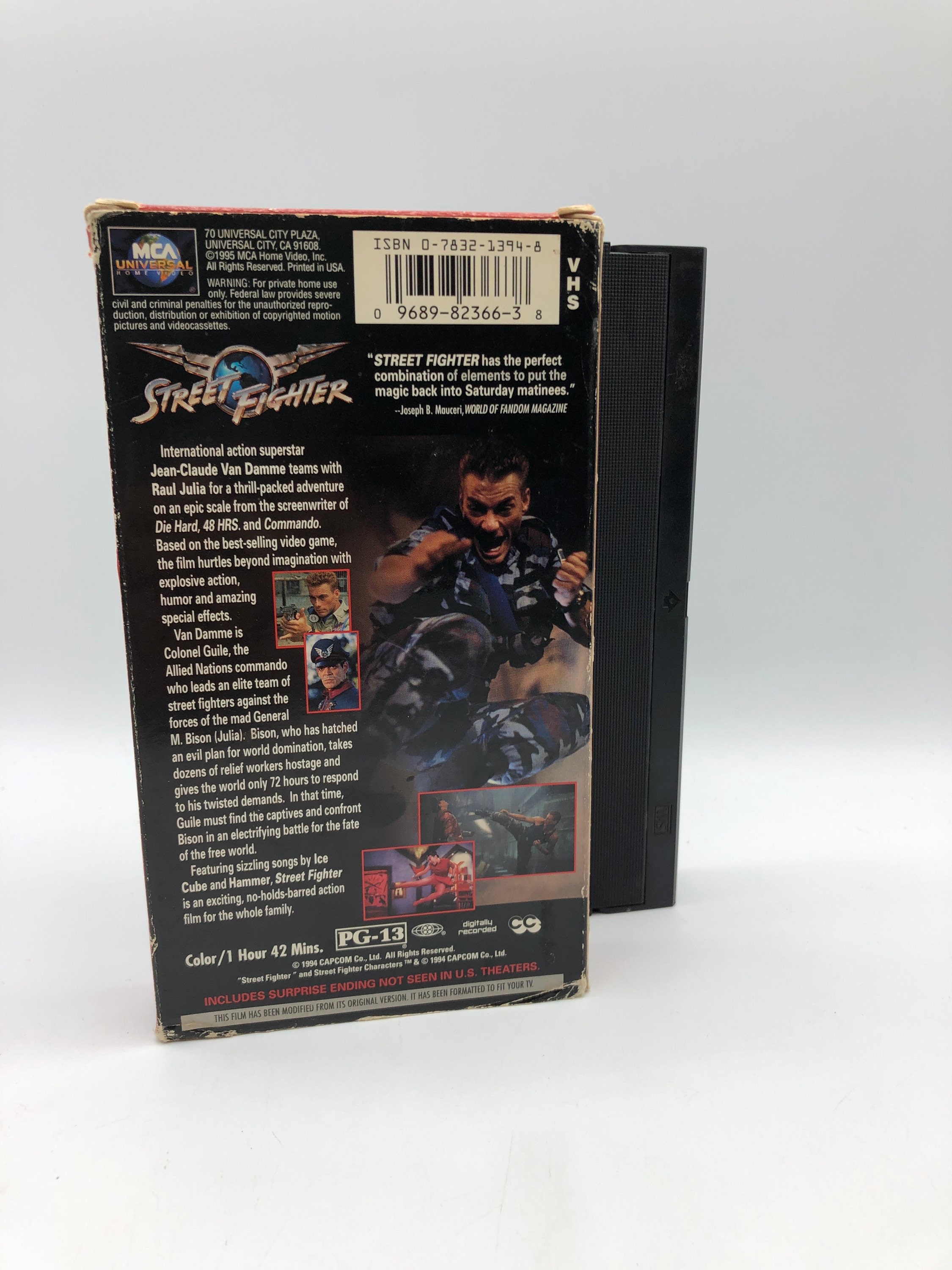 Street Fighter 1995 | VHS Vintage Cassette Tape With Cover