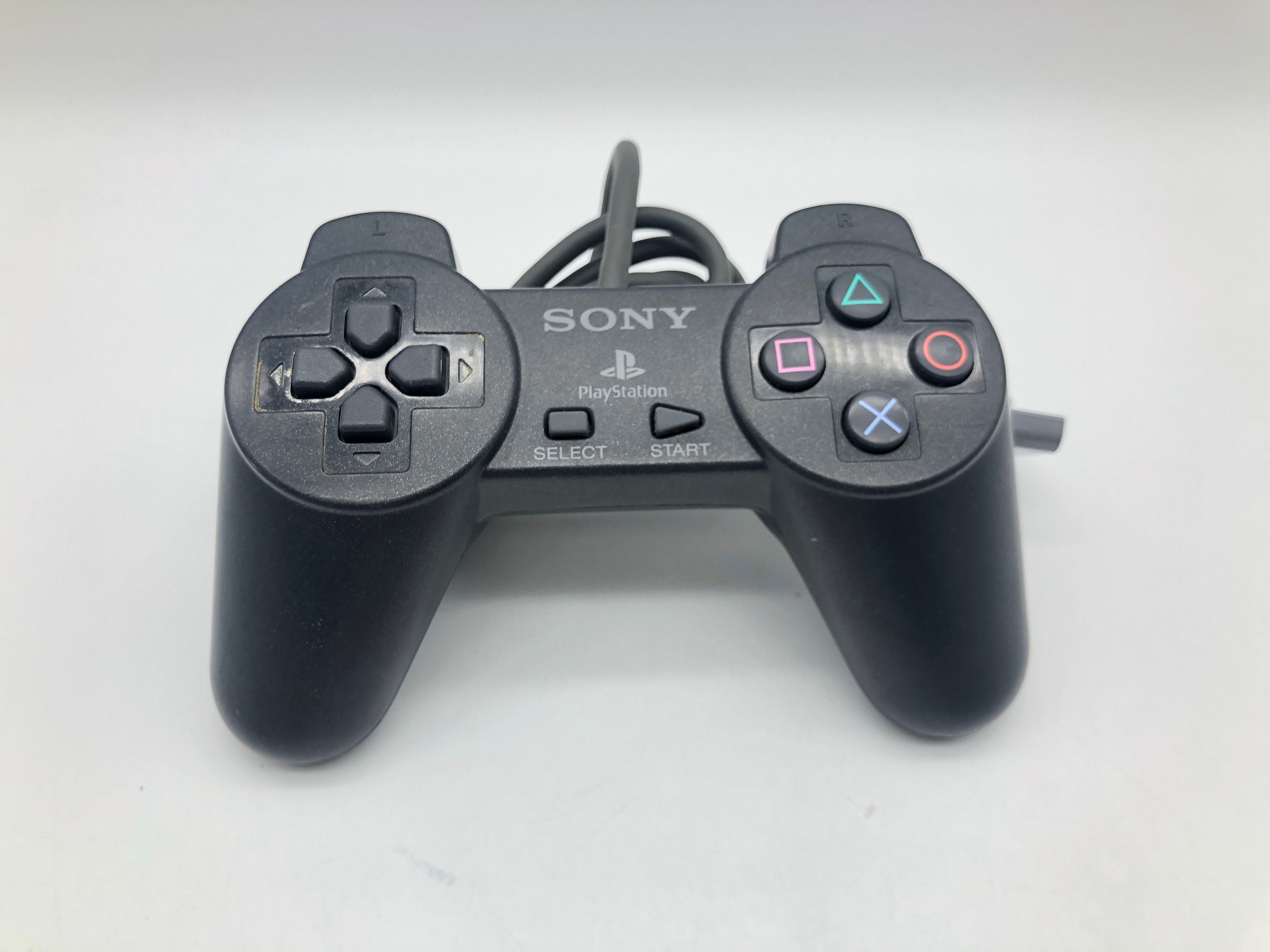 Playstation 1 Controller, Black, One, PS1, 1 Original Sony, SPCH