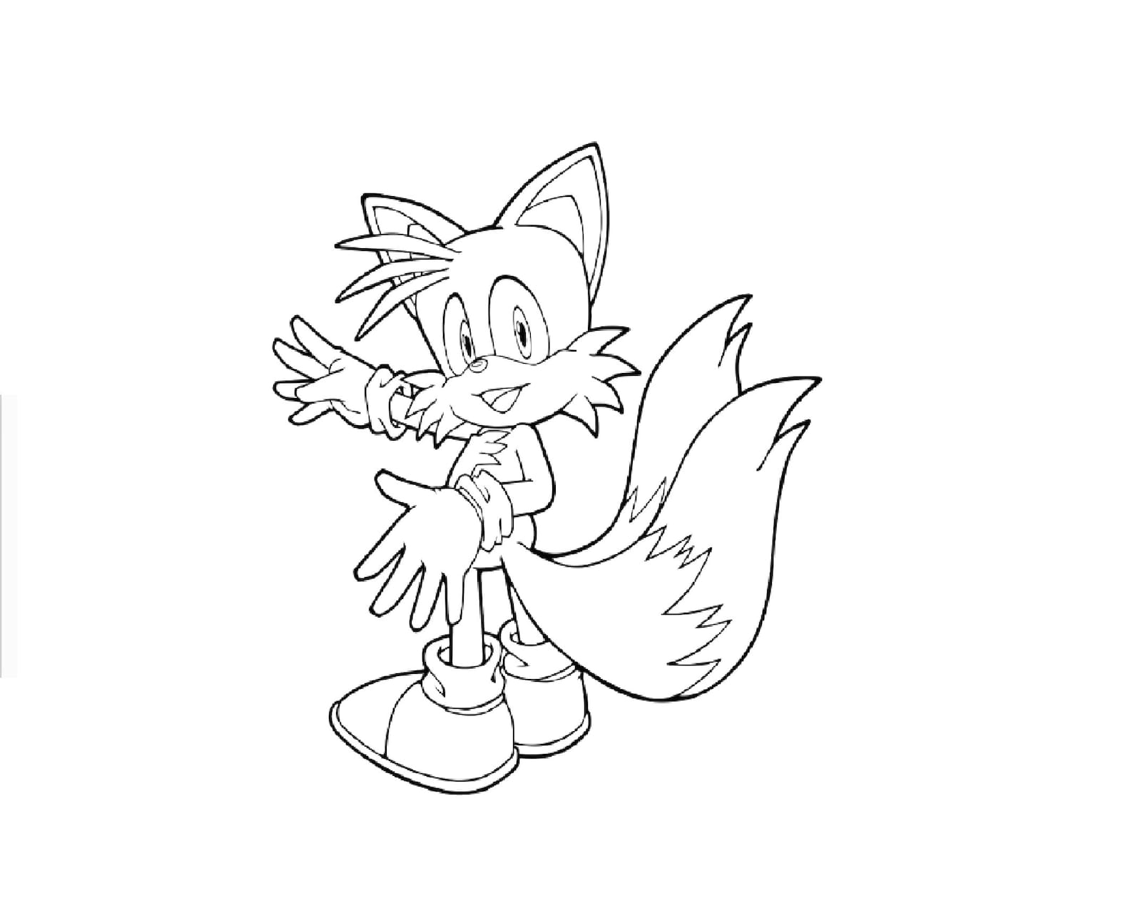 Sonic Coloring Book Pages 25ct Sonic Tails Dr Robotnik - Etsy