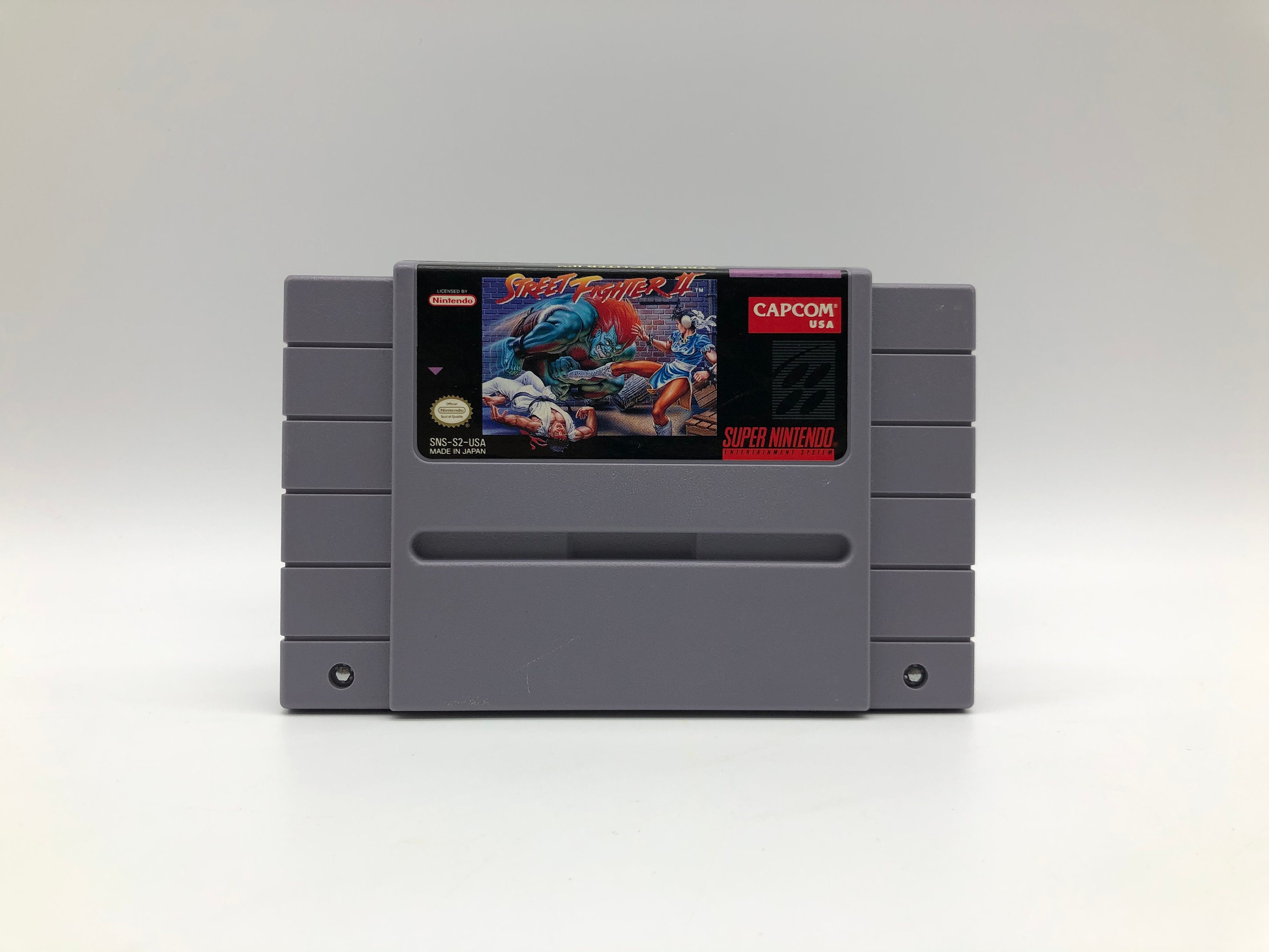 gøre ondt ankel Banzai Street Fighter Ii Super Nintendo 1992 SNES Rare Vintage - Etsy