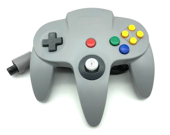 Nintendo 64 Controller Gray | N64 | Vintage Collectible Accessory | Grey |  Free Shipping
