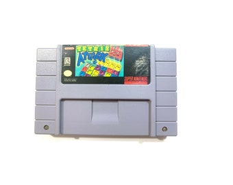 Tetris Attack, Super Nintendo Entertainment System SNES, 1996 | Original Game Cartridge, Puzzle