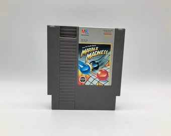 Marble Madness, Nintendo Entertainment System, NES, 1989, Vintage Arcade Video Game, Tested