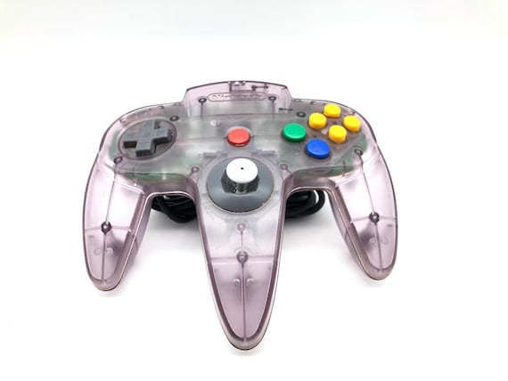 Rare Original - Nintendo 64 System Home Console - Atomic Purple extra  Controller 45496850012