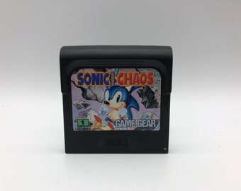 Sonic the Hedgehog Chaos, 1991 | Sega Game Gear | Sega | Original Game Cartridge | Vintage Retro Gaming | Free Shipping