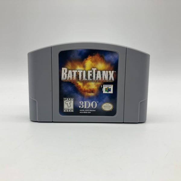 Battletanx (Nintendo 64, 1999) N64 Vintage Video Game, Rare, tested, Free Shipping