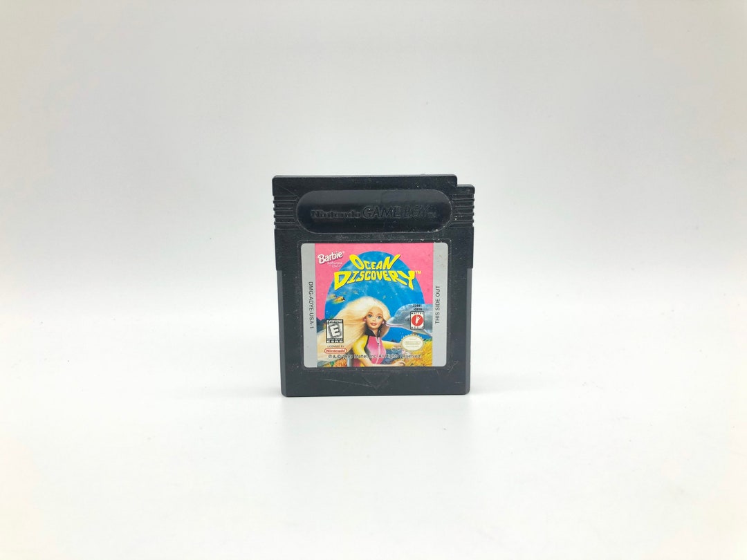 Mattel Barbie Ocean Discovery game Boy Color, 1999 Nintendo Gameboy