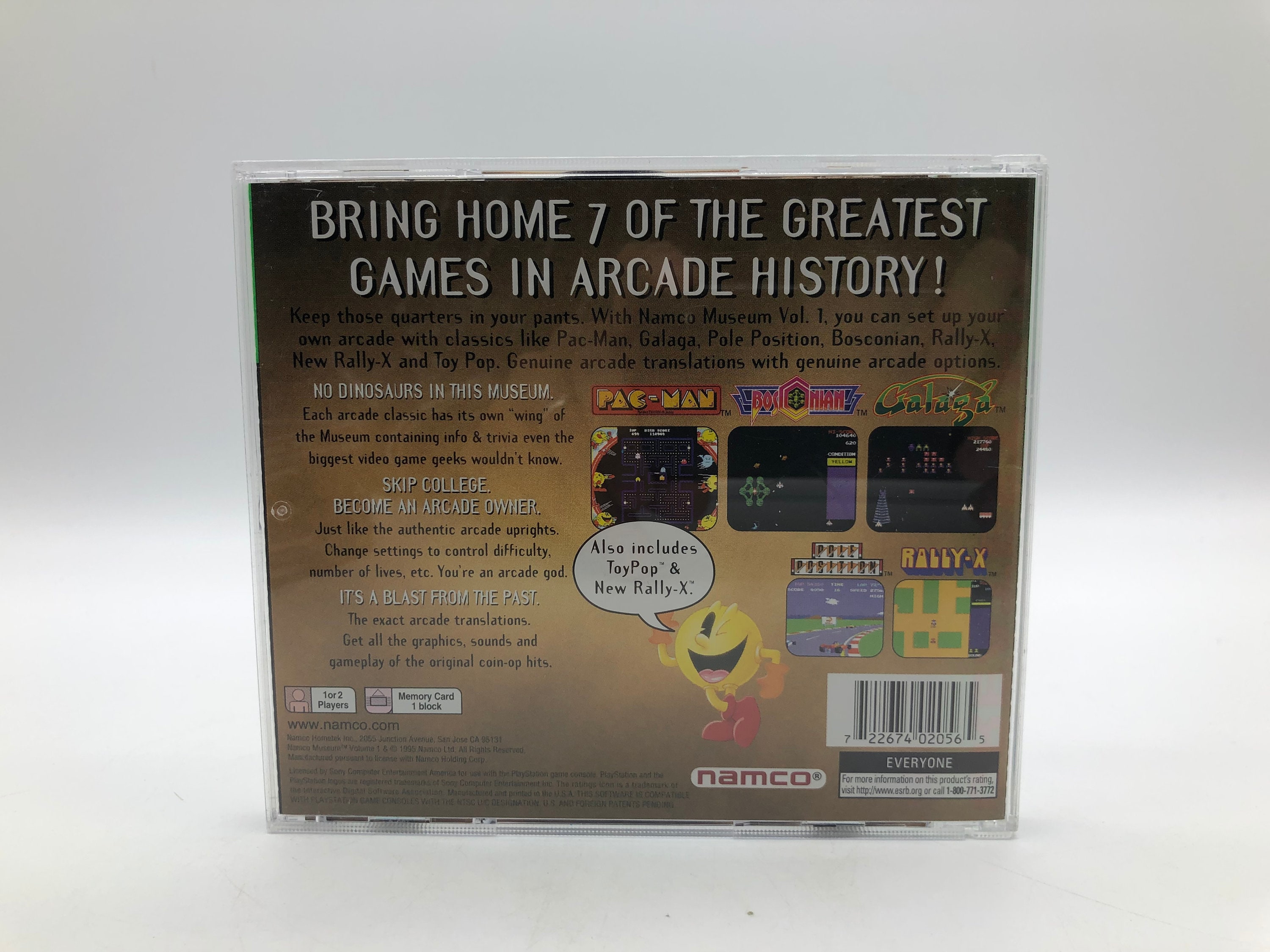 Namco Museum Vol.1 – Sony PlayStation 1 – PAL-FR – Complet – Bon état