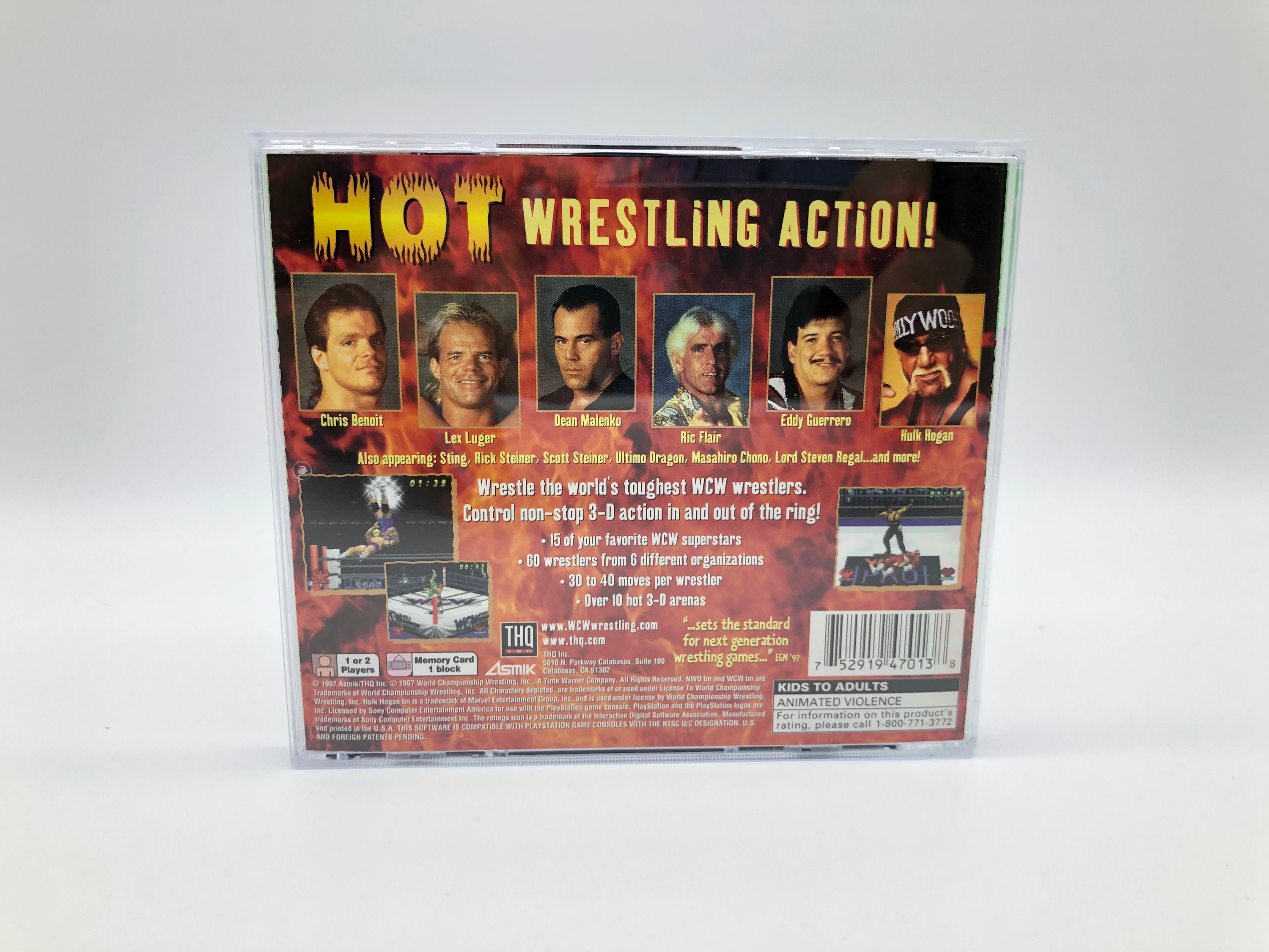 PlayStation - PS★WCW VS THE WORLD GREATEST HITS 海外版 WCW VS, THE WORLD PLAYSTATION GREATEST HITS * COMPLETE