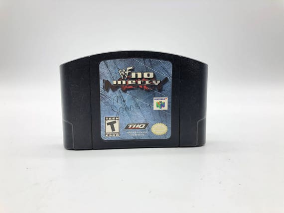 NINTENDO 64 - N64★WWF NO MERCY 海外版 北米版 端子清掃済 N64☆WWF NO MERCY 海外版 北米版 端子清掃済☆箱付・説明書付