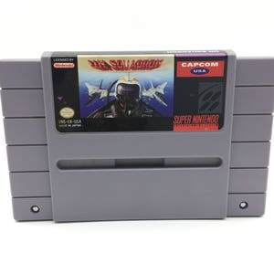 U.N. Squadron, Super Nintendo Entertainment System SNES, 1991 | Super Nintendo, Video game, Original Cartridge