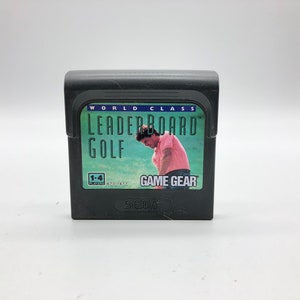 World Class Leaderboard Golf - Vintage Sega Game Gear Video Game