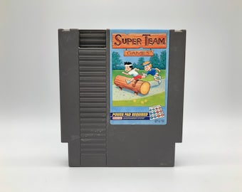 Super Team Games, Nintendo Entertainment System (NES), 1988, Original, Juego deportivo clásico, probado
