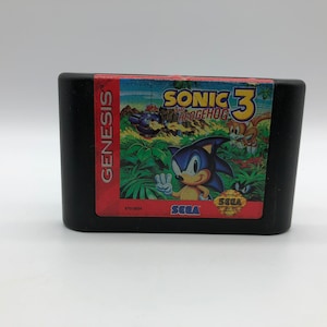 Sonic the Hedgehog 3, Sega Genesis, 1994 | Vintage Video Game Cartridge