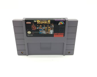 WWF Royal Rumble, Super Nintendo Entertainment System, 1993 | SNES, Original Video Game Cartridge