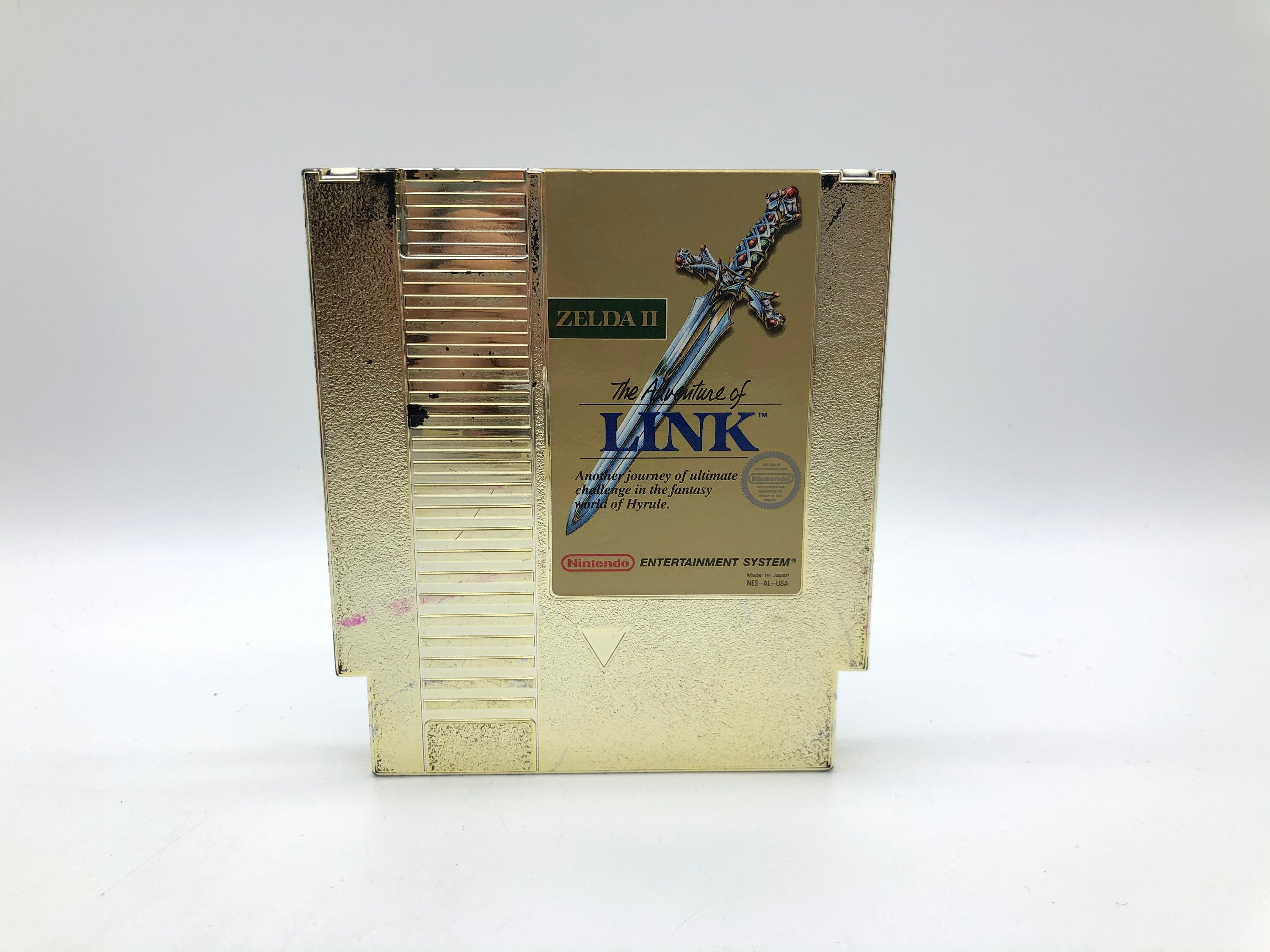 Adventure of Link Nintendo NES: Rare Gold Zelda Cartridge - Etsy
