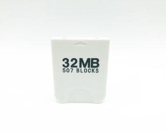 Nintendo Game Cube Memory Card, Gamecube 32 MB to save game progress, Free Shipping