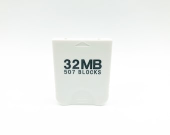 Nintendo GameCube Memory Card: 32 MB, 509 Blocks