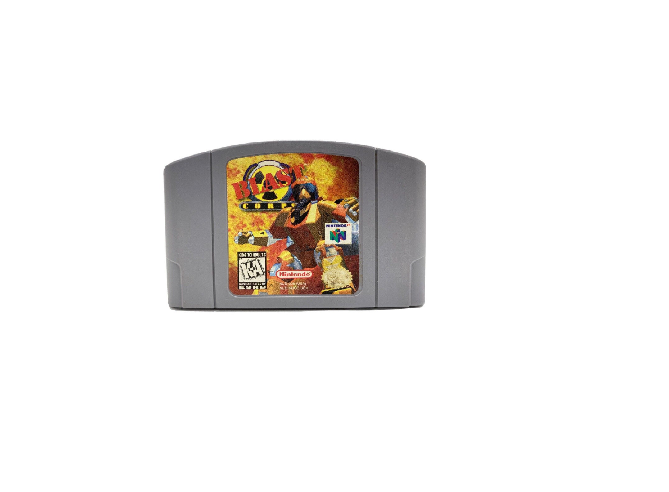 Blast Corps 64, 1997 | Original Nintendo 64 N64 Cartridge | Vintage Retro Video Game Cartridge