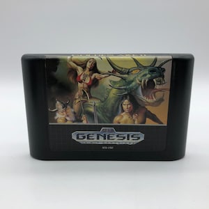 Golden Axe II 2 (Sega Genesis, 1991) Rave Vintage Video Game, tested