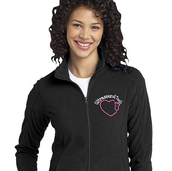 Women's Ultrasound Tech fleece jacket Customizable Jacket Etsy