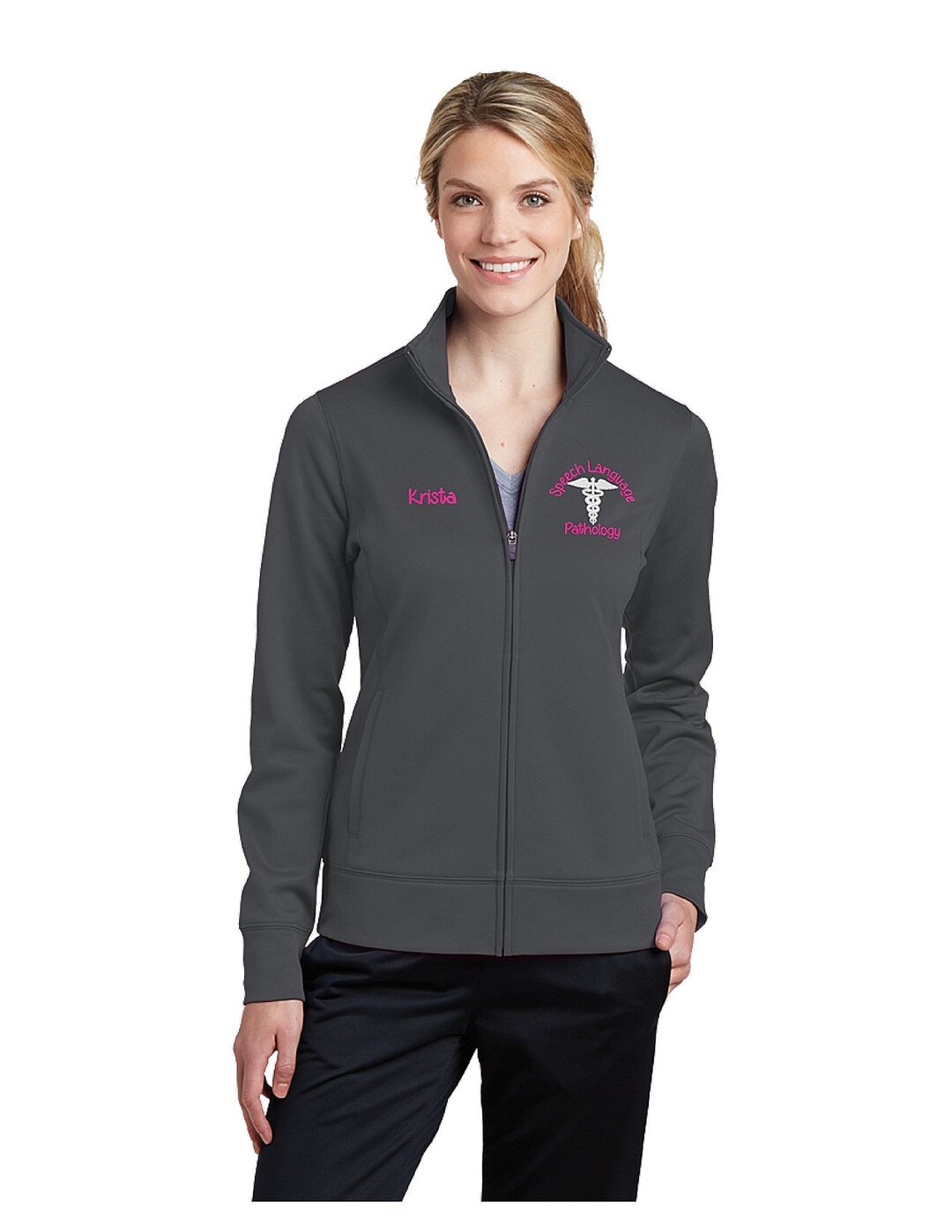 Speech Language Pathology Sportwick Fleece Lined Jacket With