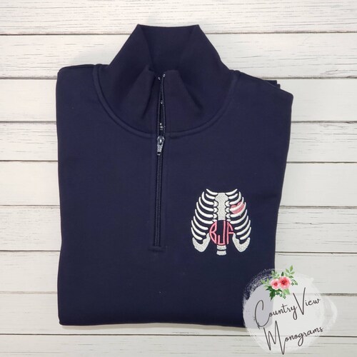 Women's Diagnostic Imaging Caduceus Quarter Zip Etsy
